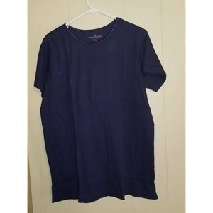 #7#8#9 NEW Size 12 Navy Blue Thermal Material T-Shirt by Woman WIthin